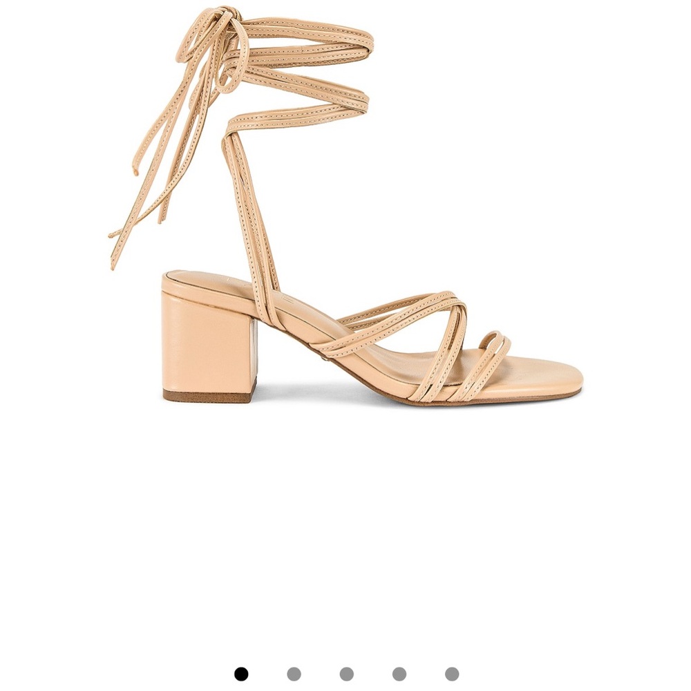 Raye Sibil Beige Strappy Sandals - 8